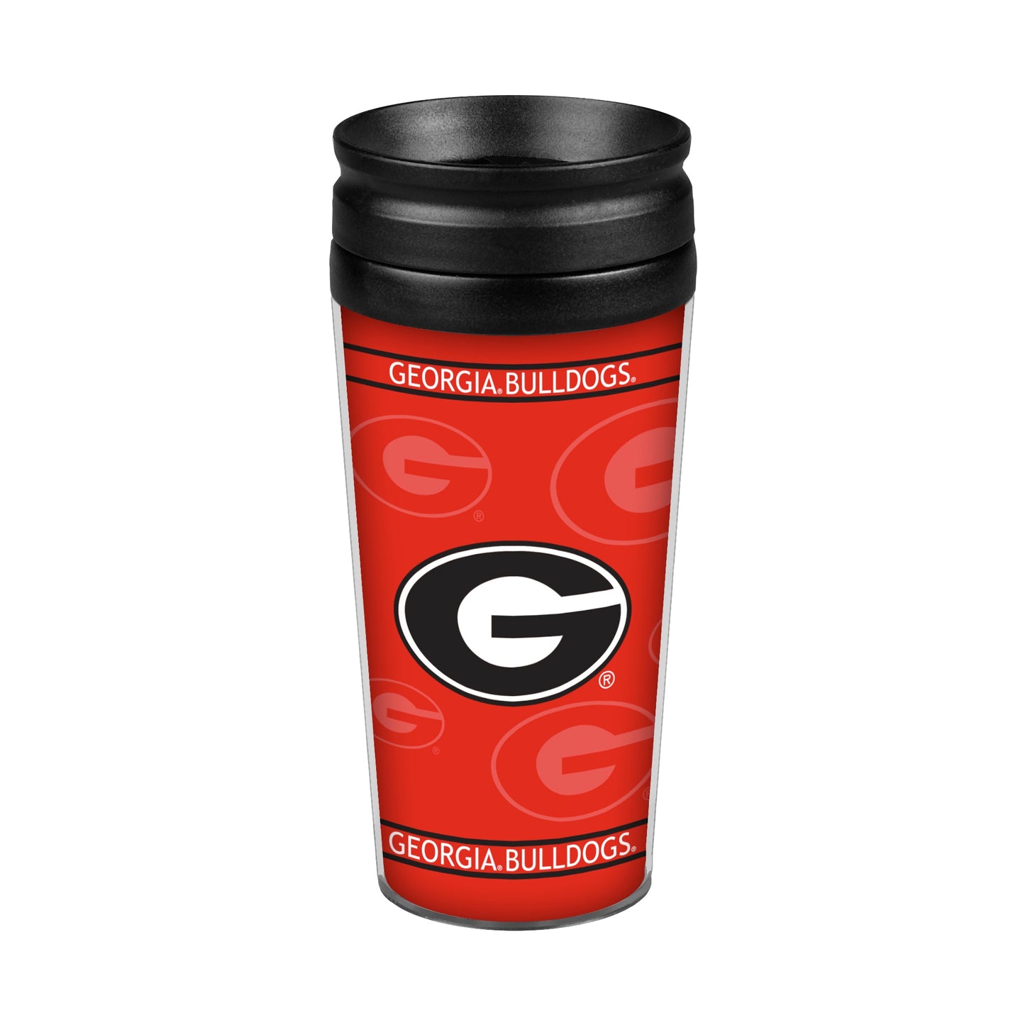 Georgia Bulldogs 14oz Full Wrap Travel Tumbler