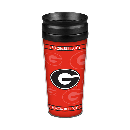 Georgia Bulldogs 14oz Full Wrap Travel Tumbler