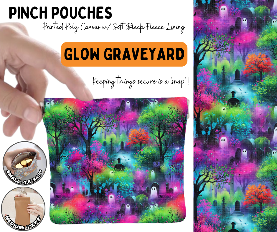 Glow Graveyard Pinch Pouches