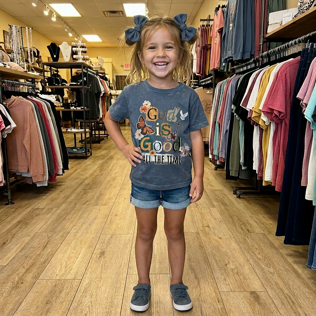 God Is Good Youth & Toddler Graphic Tshirt