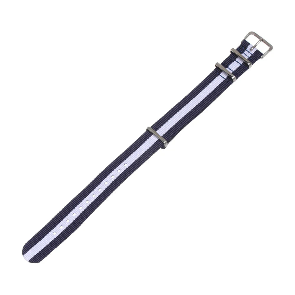 Polar Nylon Watch Band - Weaving Sport Loop, Adjustable, Heavy Duty Strap