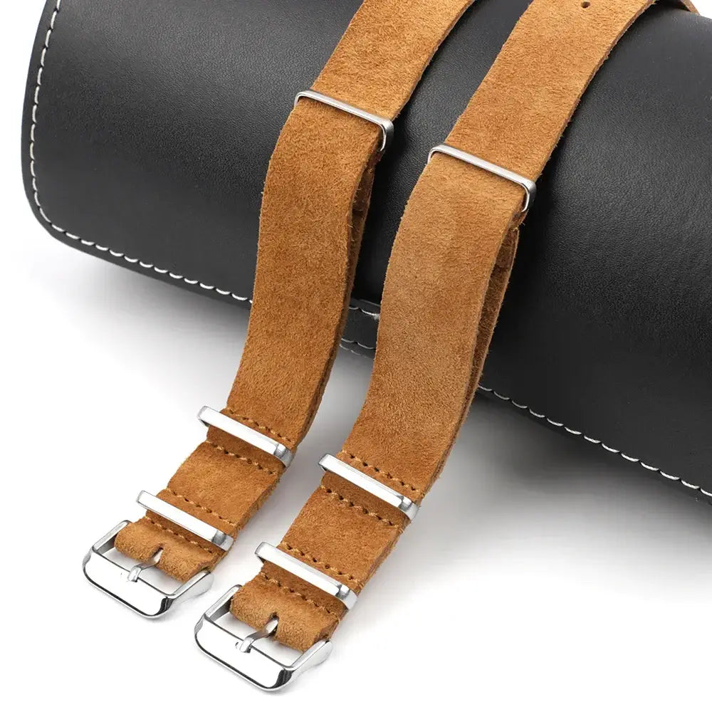 Ticwatch Suede Leather Strap - Stylish, Comfortable, Durable