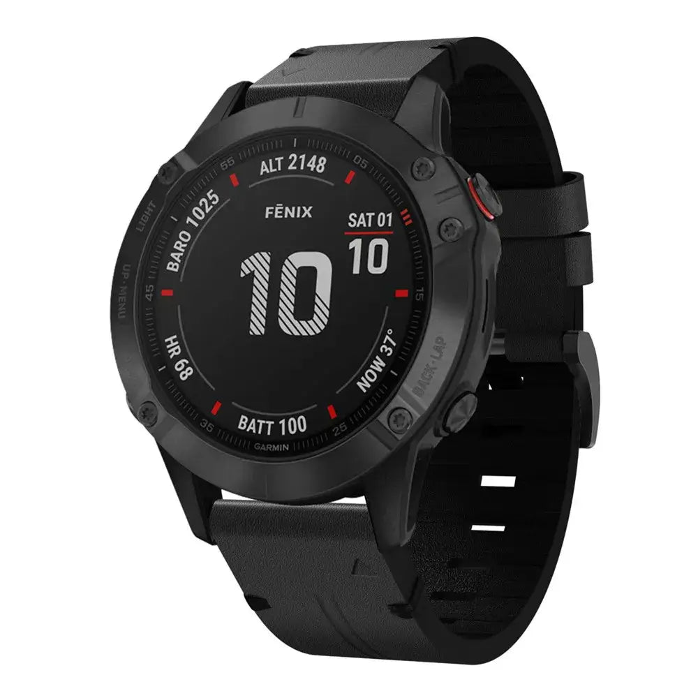 Garmin Soft Leather Band - QuickFit Stylish Upgrade