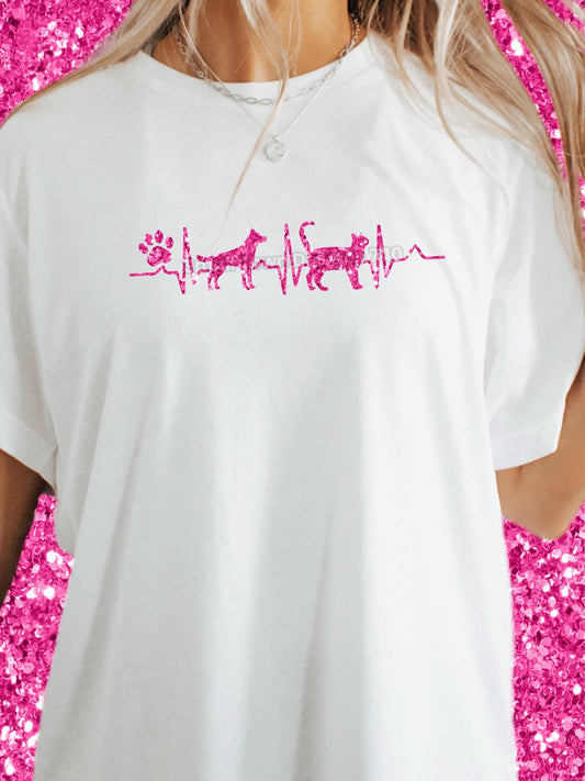 HEARTBEAT ANIMALS TEE