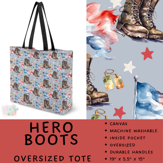 Batch #495 - Travel Collection - Closes 2/23 - ETA late April - Hero Boots Oversized Totes