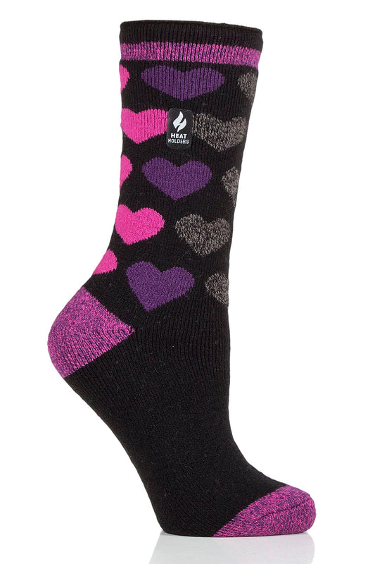 Women's Jennifer LITE™ Heart Crew Socks