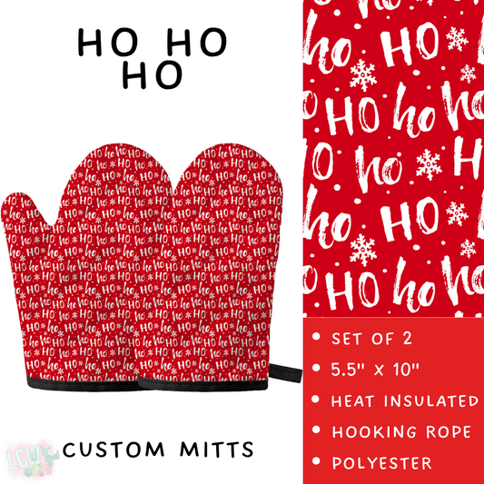 Batch #591 - Baking Spirits Bright 3 - Closes 9/28 - ETA mid/late Nov - Ho Ho Ho Oven Mitts