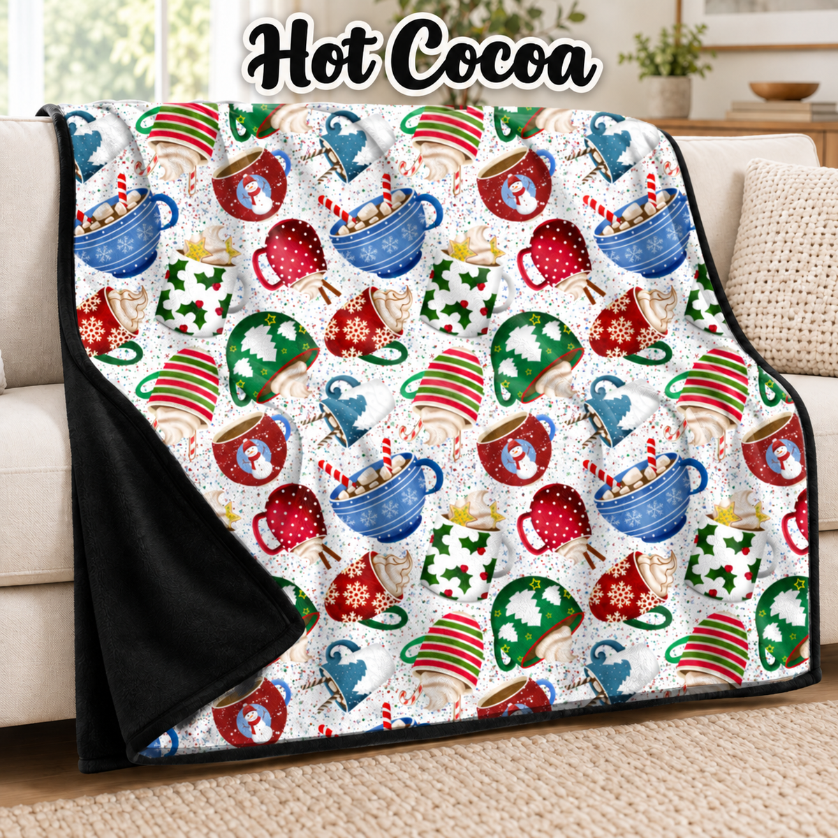 Hot Cocoa-Soft Throw Blanket 14 Run- (PREORDER CLOSES 9/28, ETA DECEMBER)