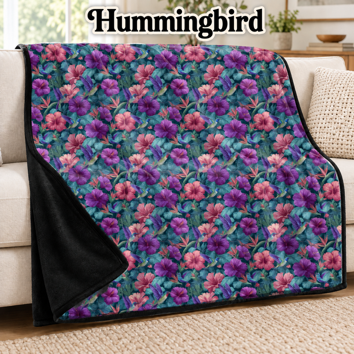 Hummingbird-Soft Throw Blanket 14 Run- (PREORDER CLOSES 9/28, ETA DECEMBER)