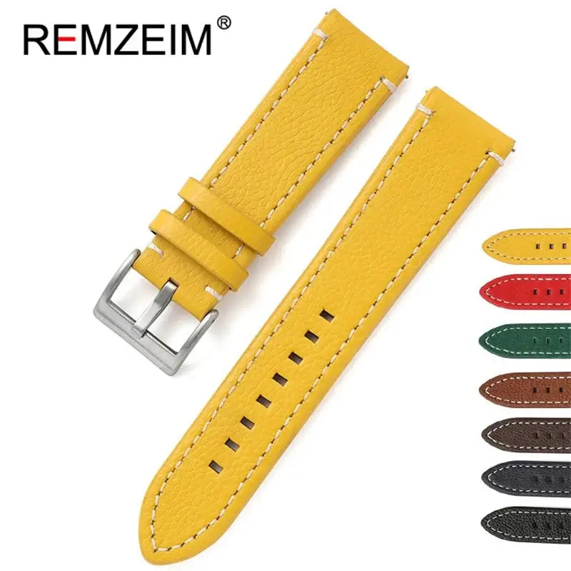 Samsung Galaxy Watch Leather Strap - Premium Classic Design