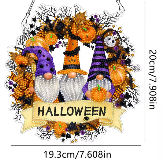 Halloween Gnomes Wreath Hanger