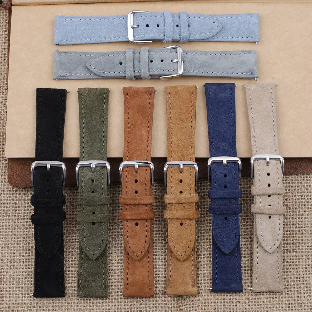 Suunto Soft Suede Leather Strap - Comfortable and Breathable
