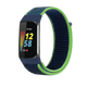 lime green and navy blue