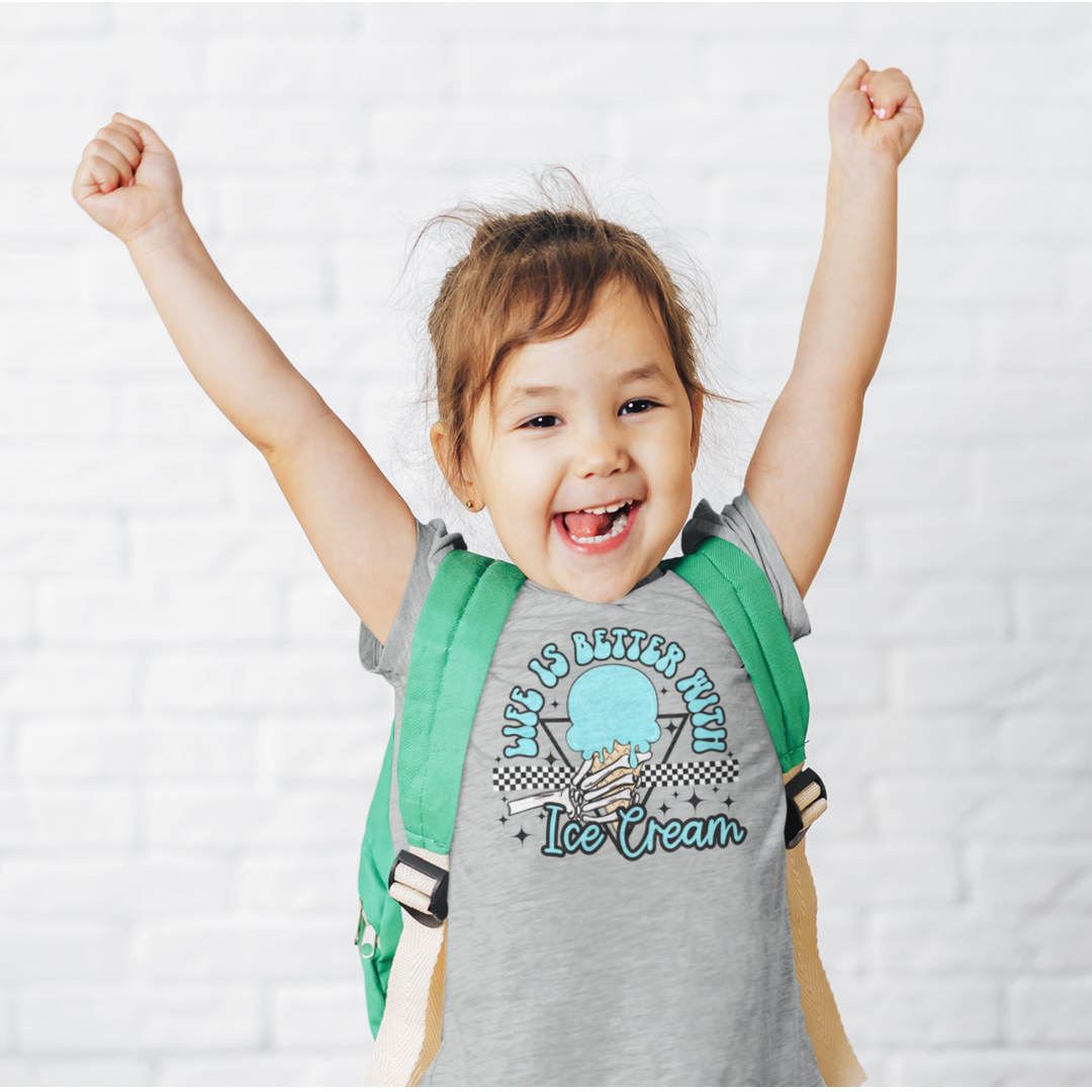 Life Is Better With Ice Cream Graphic Tee