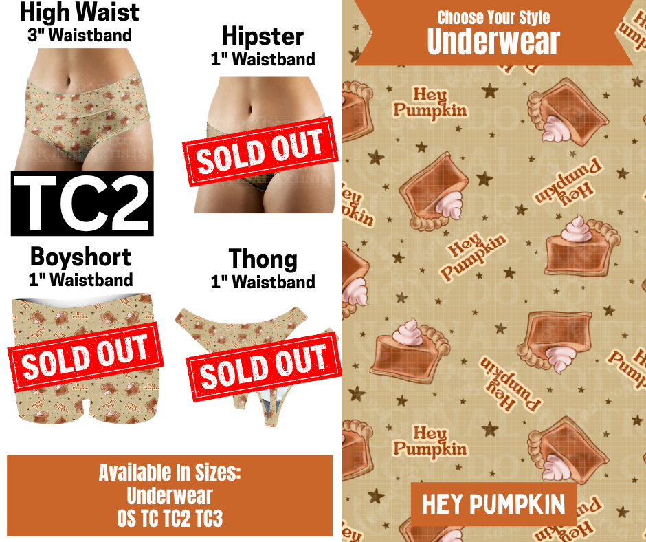 Hey Pumpkin High Waist Underwear