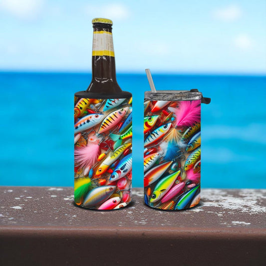 Hooked on Color 4-in-1 Can Cooler Cup