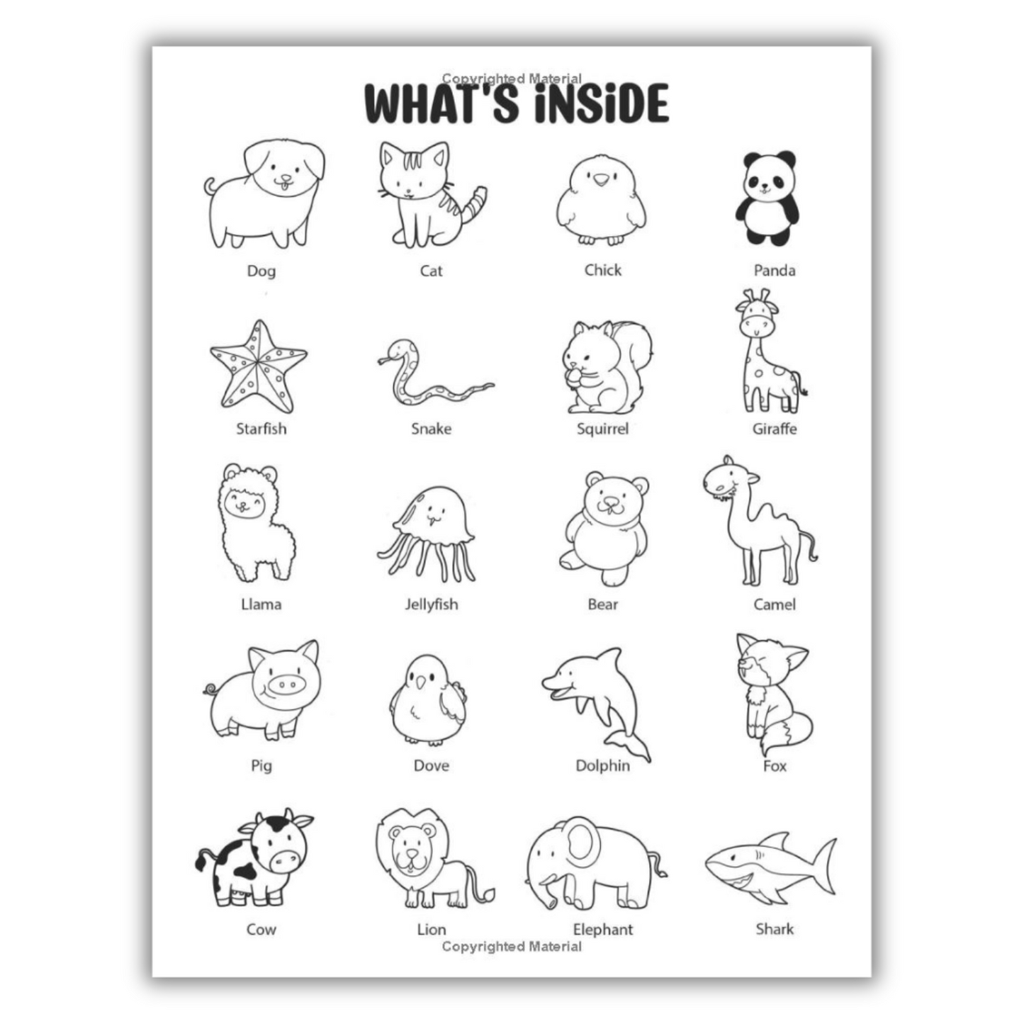 How to Draw 101 Cute Animals: For Kids (Spiral Bound)