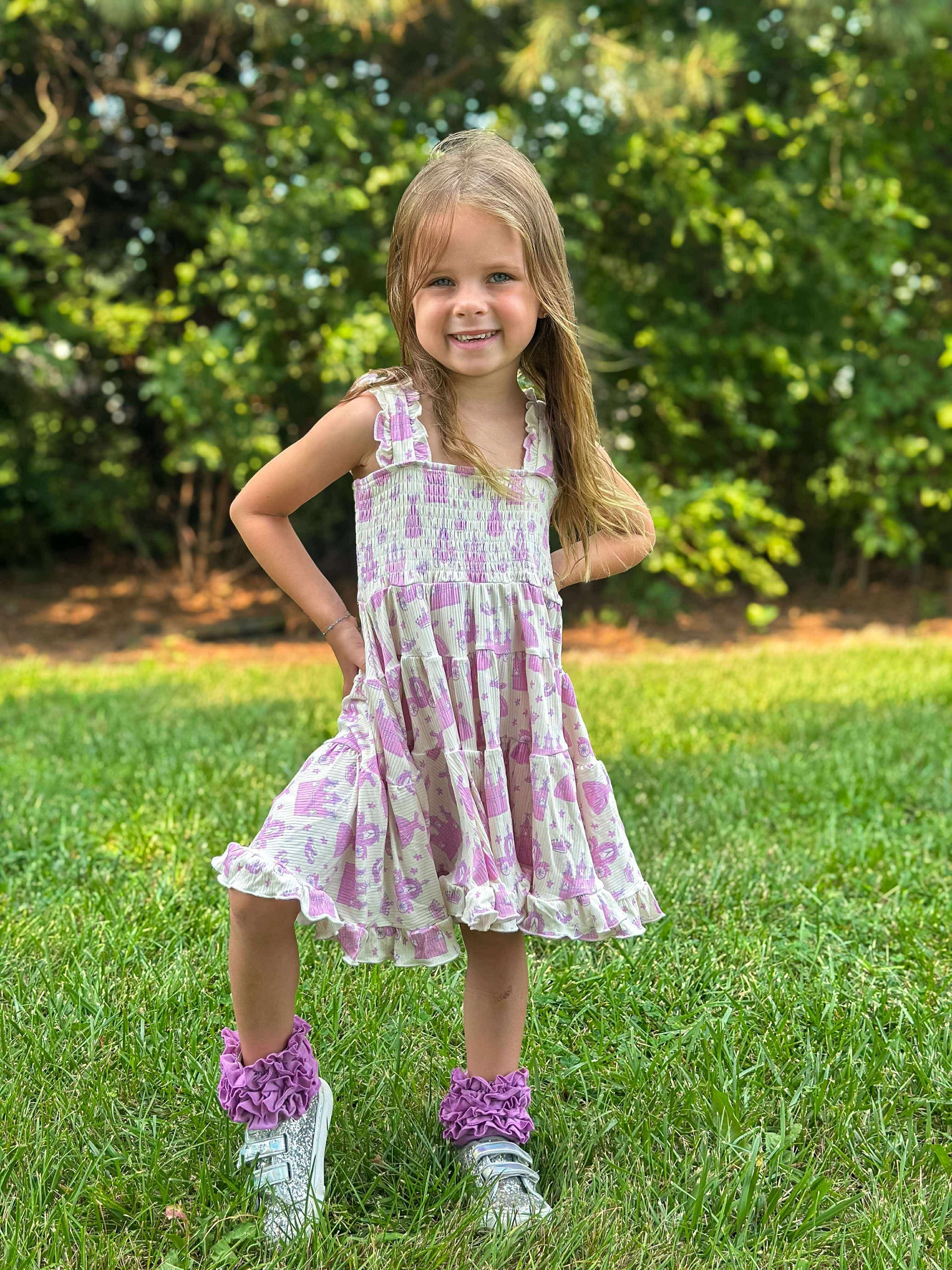 bamboo princess dress Diamond Princess Bamboo Twirl Dress Brinley Jo's
