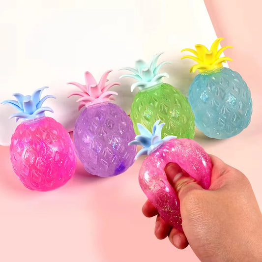 Viral Glitter Gel Pineapple Squishy - IN STOCK