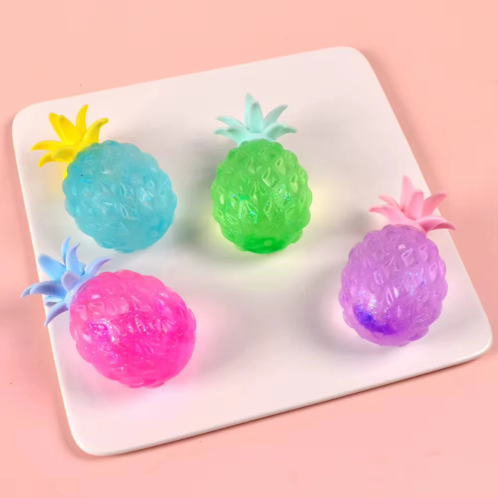 Viral Glitter Gel Pineapple Squishy - IN STOCK