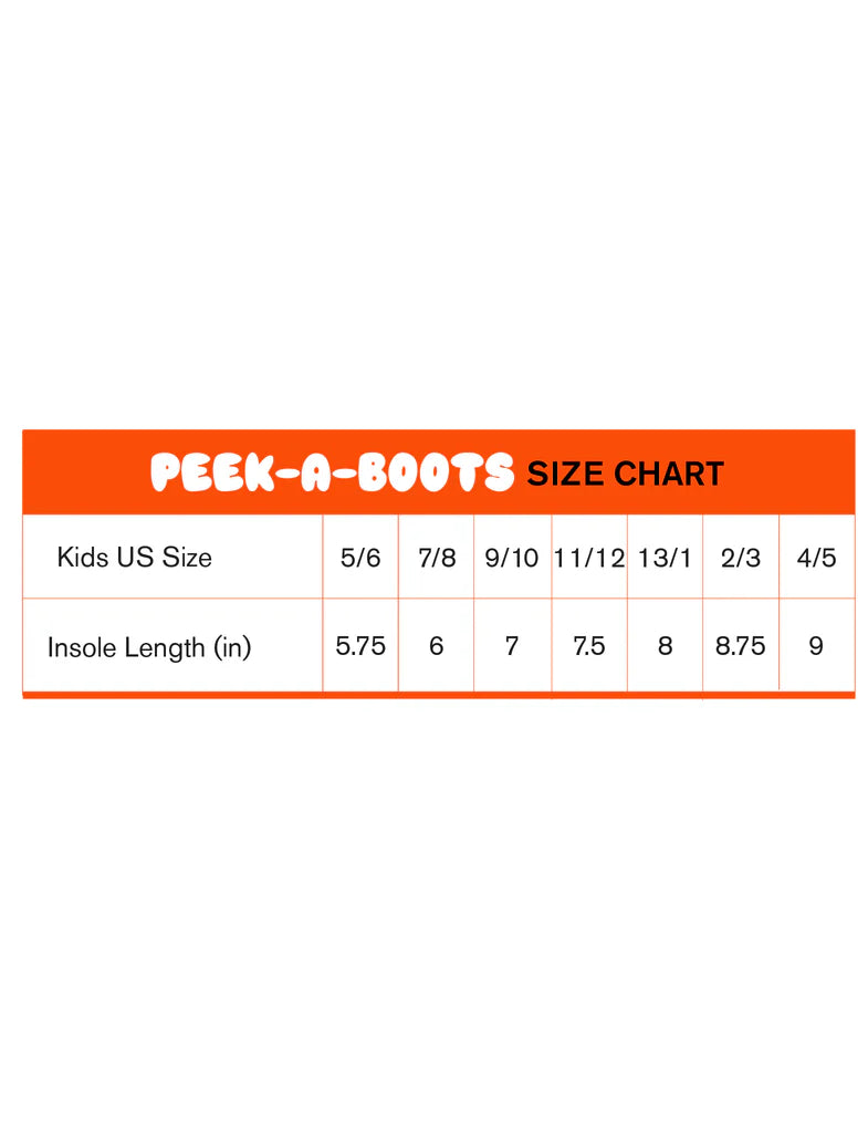 PEEK-A-BOOTS! FOR KIDS