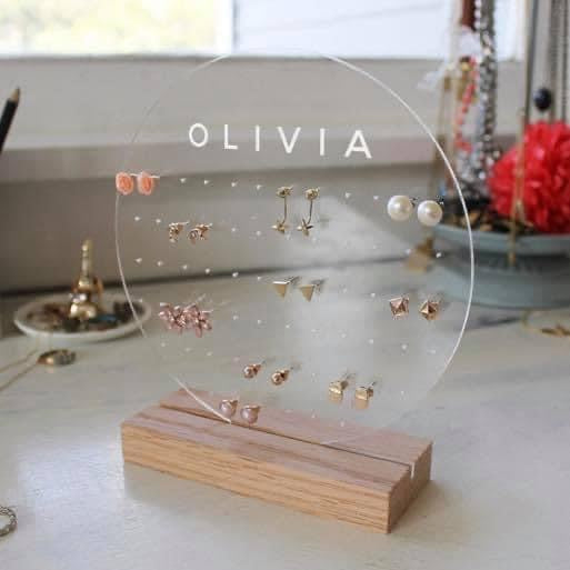 Custom Name Earring Holder (PREORDER- Arrives in 5 wks)