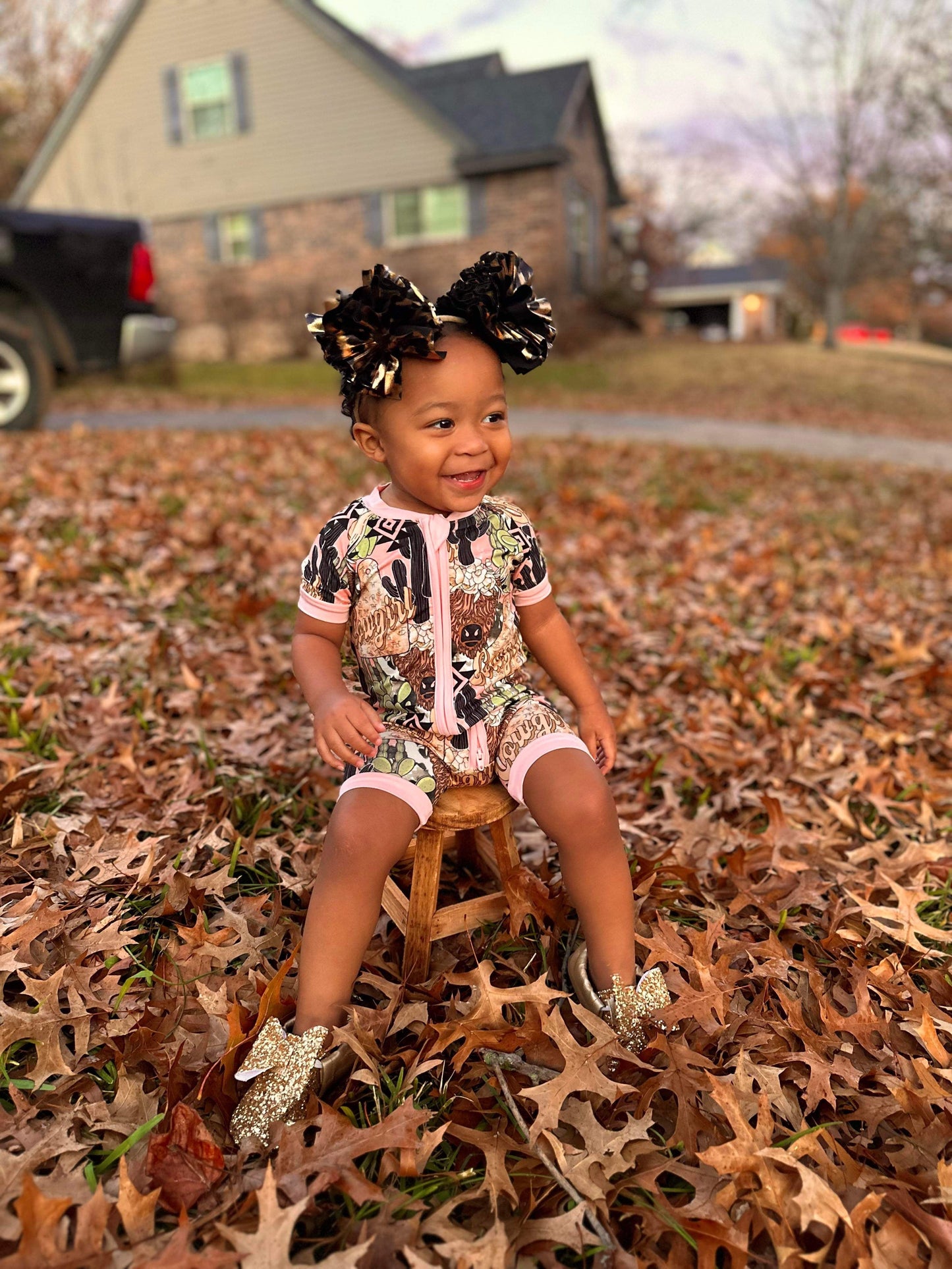 Cowgirl Bamboo Shortie Romper