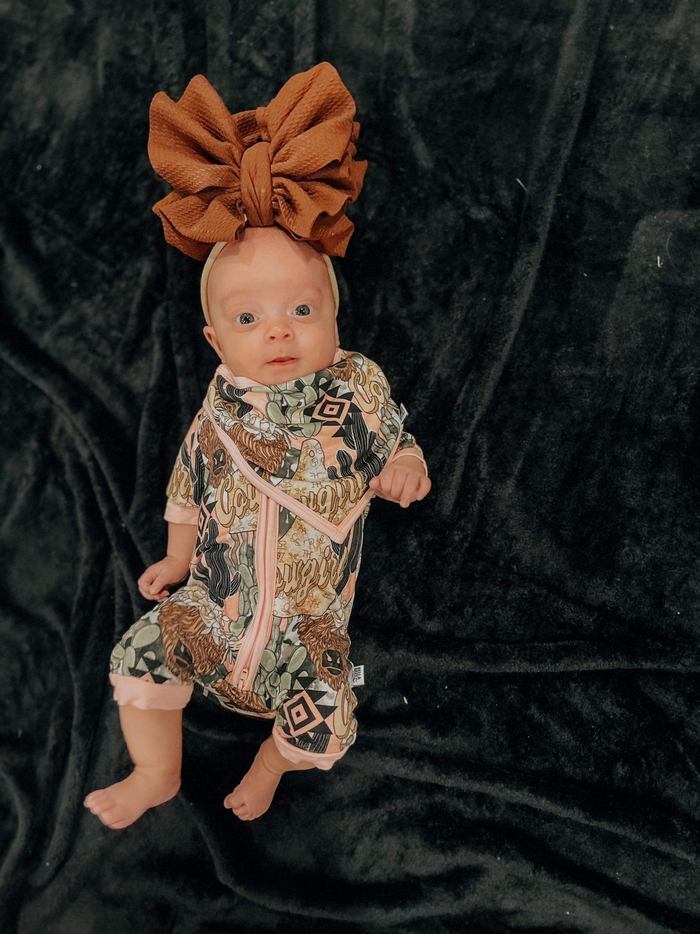 Cowgirl Bamboo Shortie Romper
