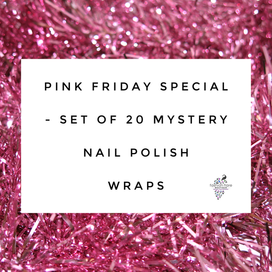 Pink Friday Special - Set of 20 Mystery Nail Polish Strips