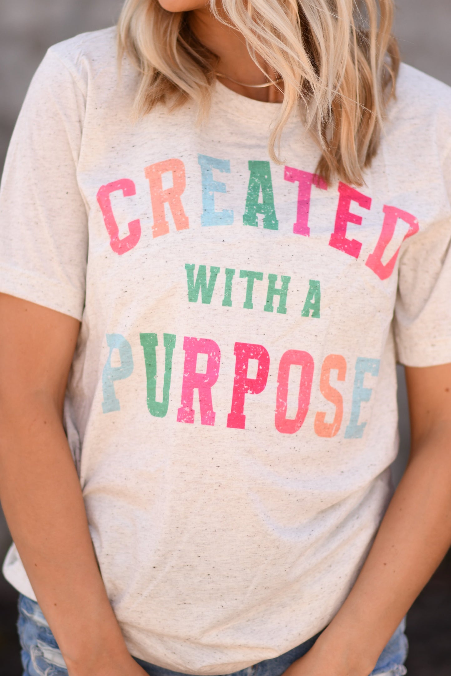 Created With A Purpose Graphic Tee