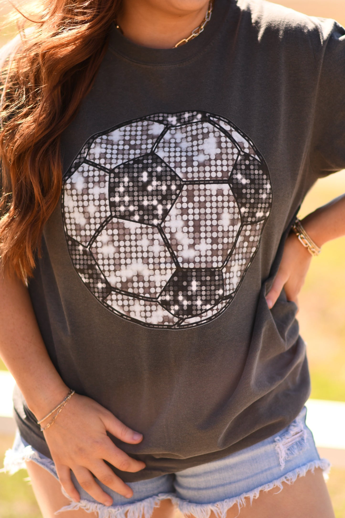 Disco Soccer Graphic Tee