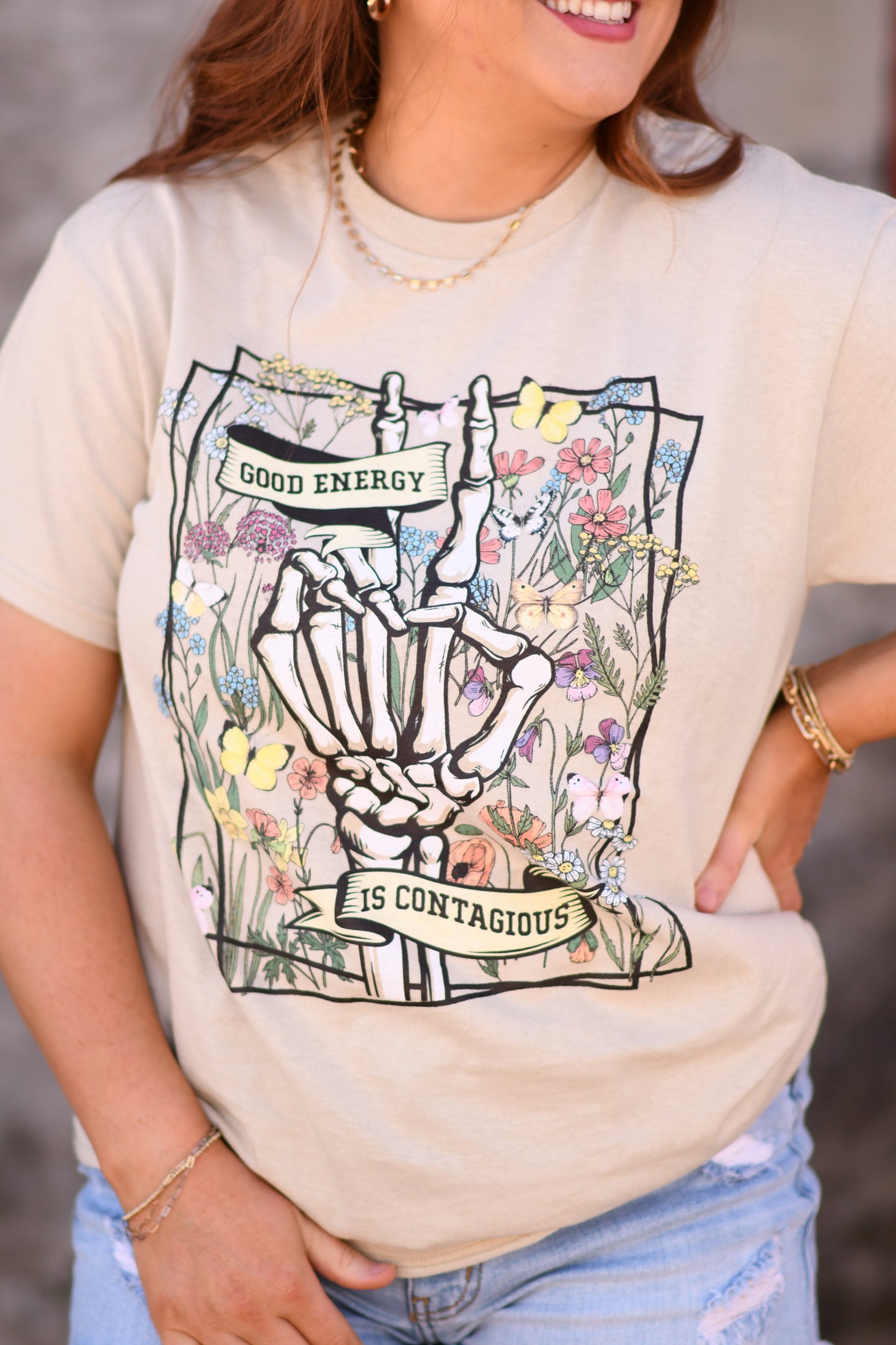 Good Energy Is Contagious Graphic Tee