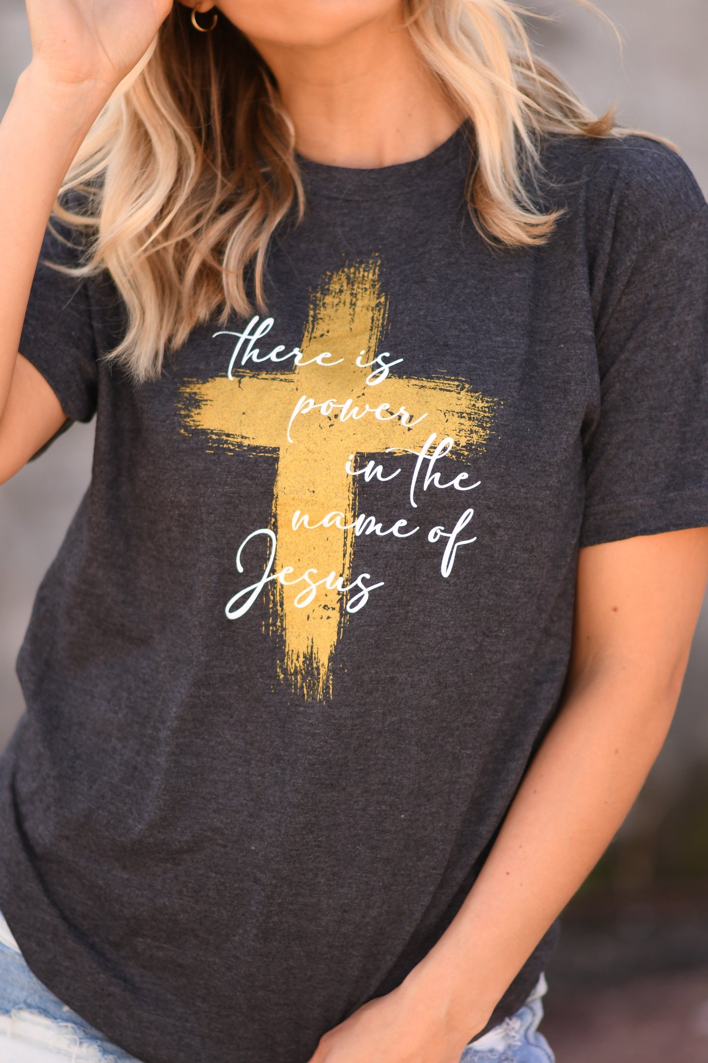 RTS There Is Power In The Name Of Jesus Graphic Tee