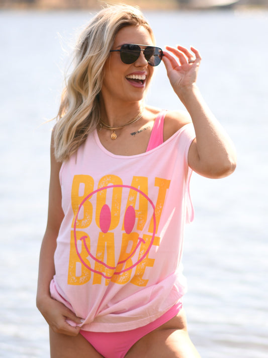 Boat Babe Graphic TANK/TEE