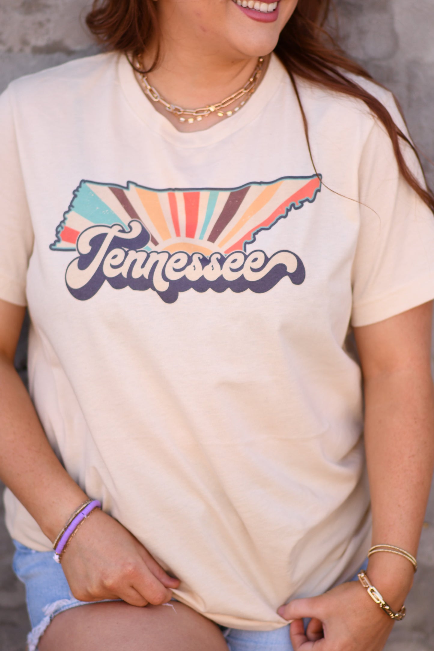 Retro Tennessee State Graphic Tee