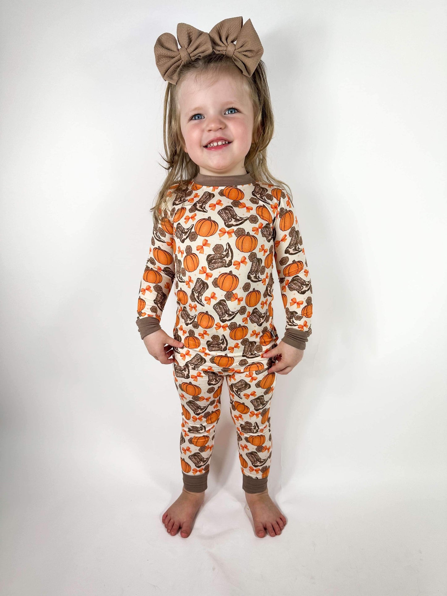 Howdy Pumpkin Bamboo Set