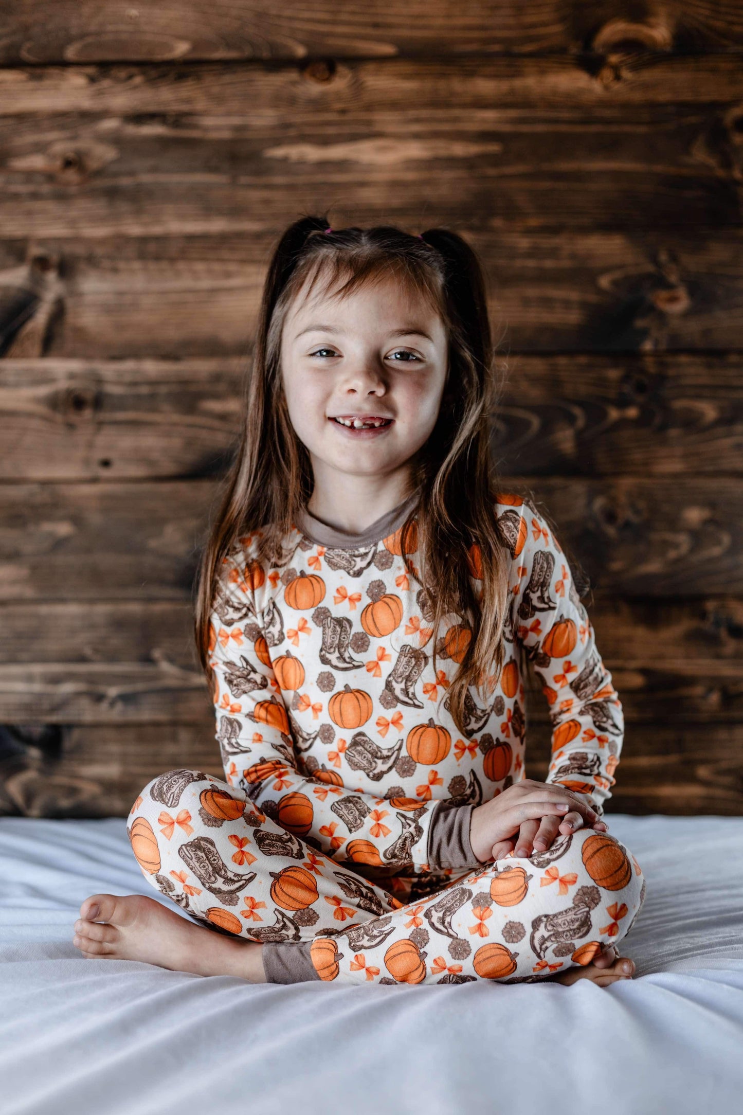 Howdy Pumpkin Bamboo Set