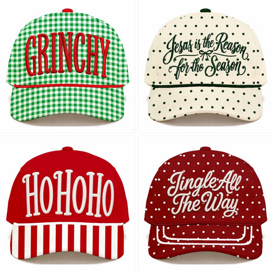 Christmas in July - Hats (PREORDER CLOSES 8/2, ETA LATE SEPT.)