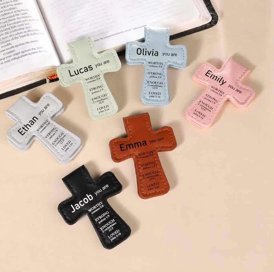 Custom Personalized Magnetic Cross Bookmarks (PREORDER CLOSES 8/1, ETA LATE AUG.)