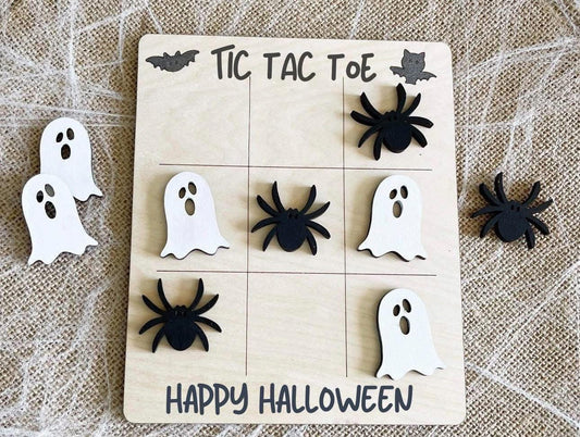 Custom Halloween Tic Tac Toe (Preorder - Ships in 4-5 Weeks)