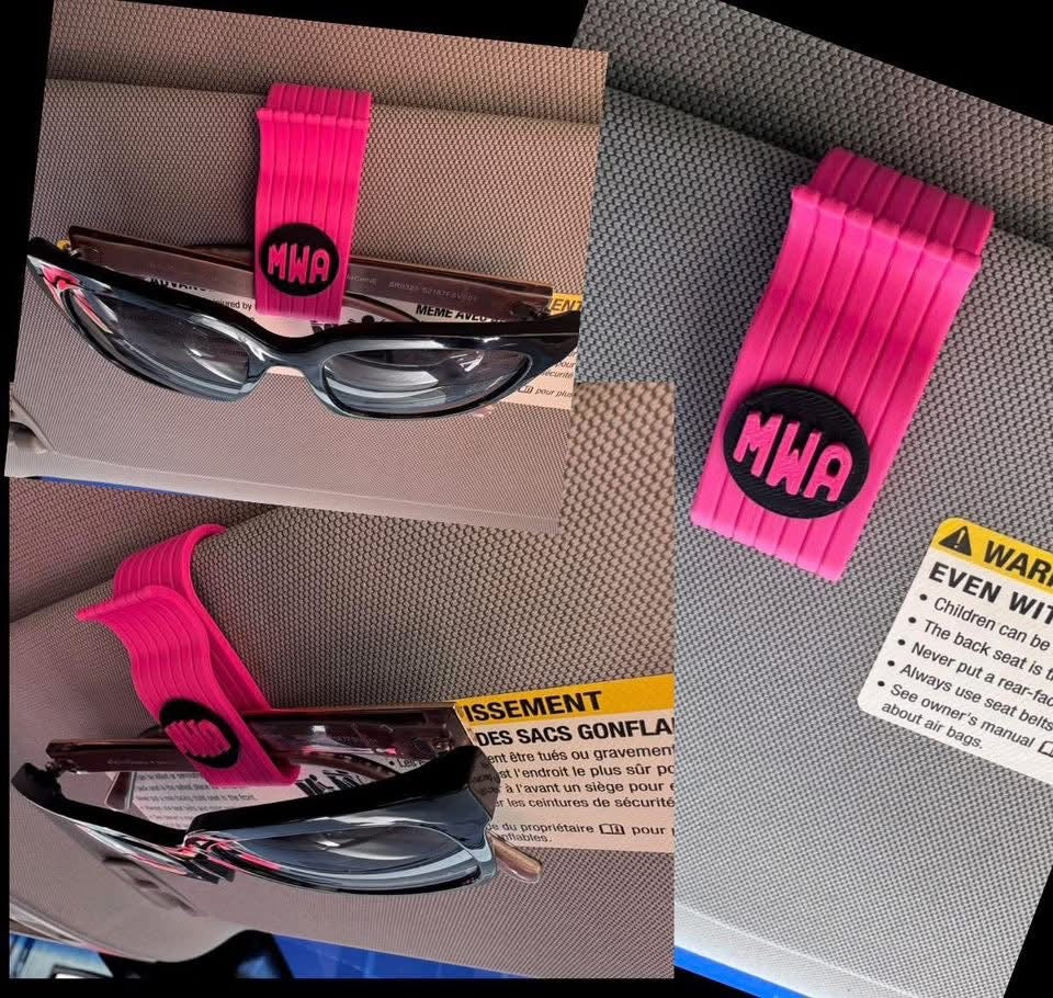 Custom Personalized Sunglasses Holder (PREORDER - Ships in 2-3 Weeks)