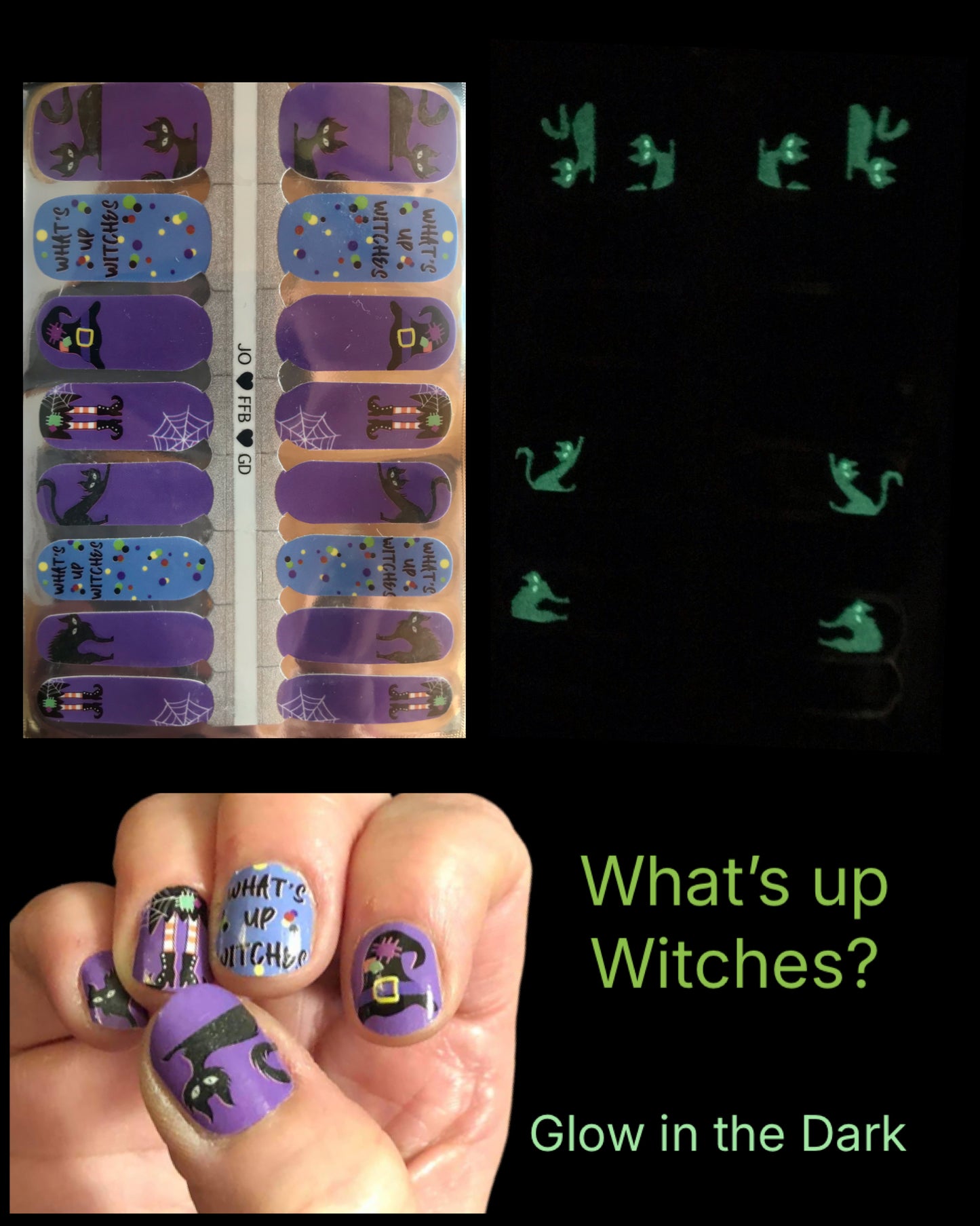 Custom - What's Up Witches (Glow in the Dark)