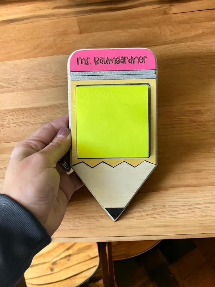 Personalized Note Holder (PREORDER - SHIPS IN 5 WEEKS)