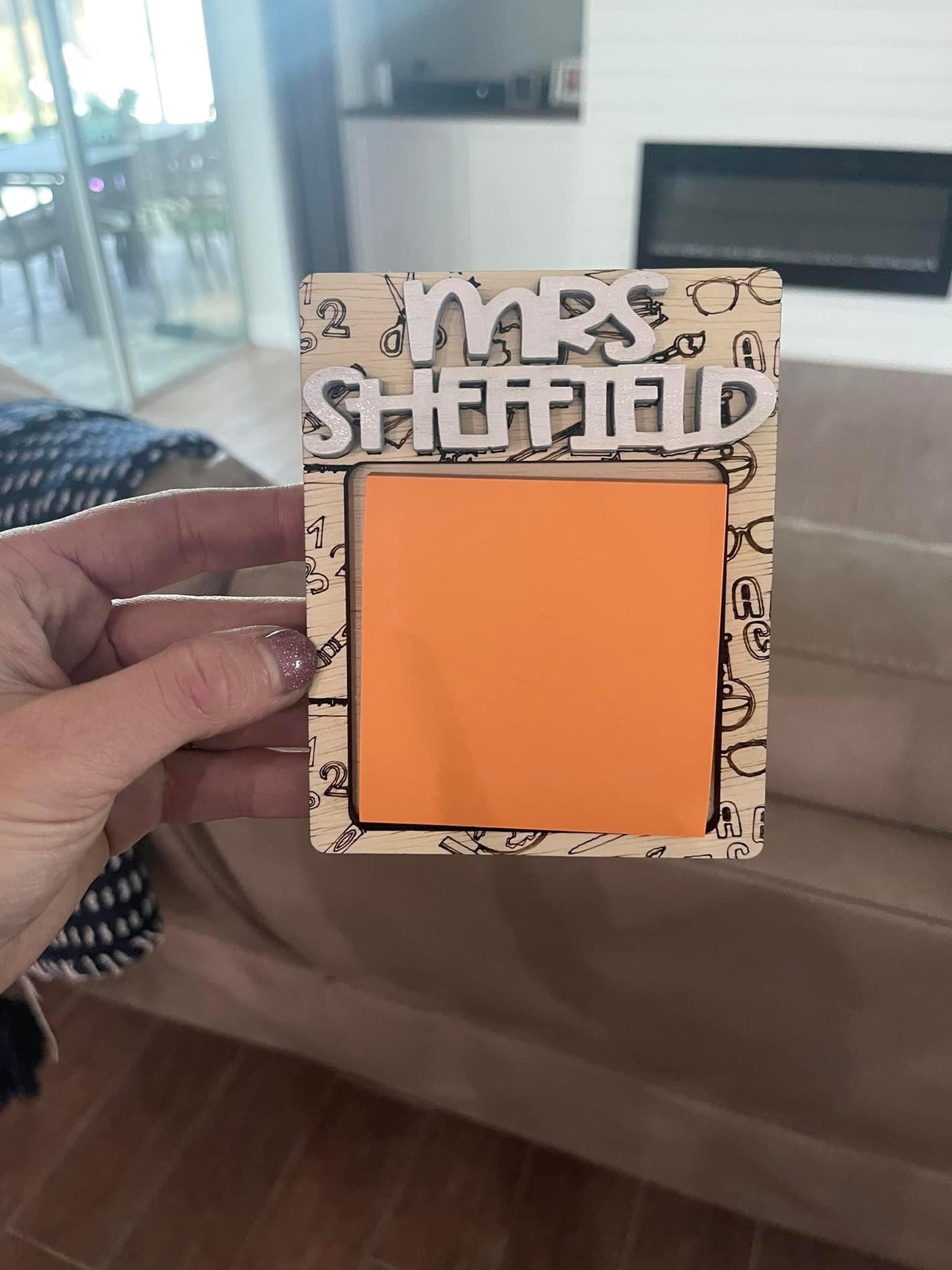 Personalized Note Holder (PREORDER - SHIPS IN 5 WEEKS)