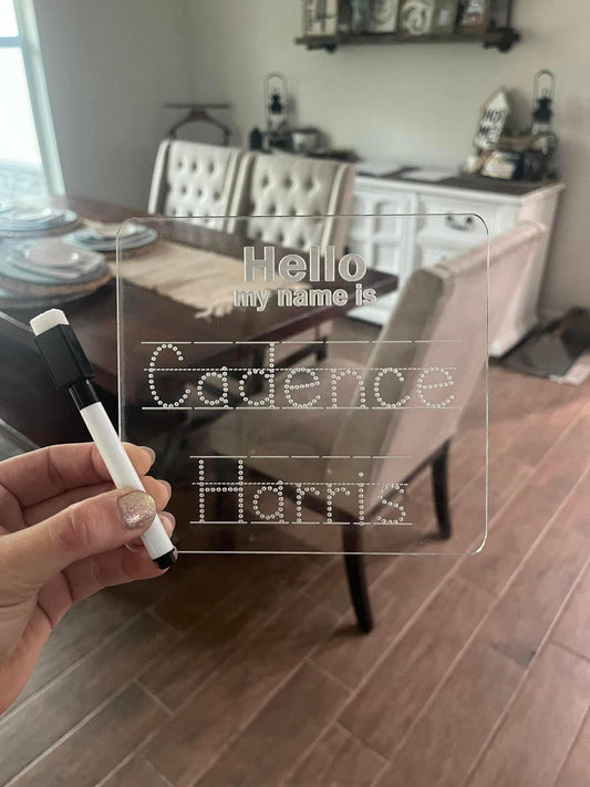 Custom Personalized Tracing Name Boards (Preorder - Ships in 4-5 Weeks)
