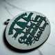 Silver with Green