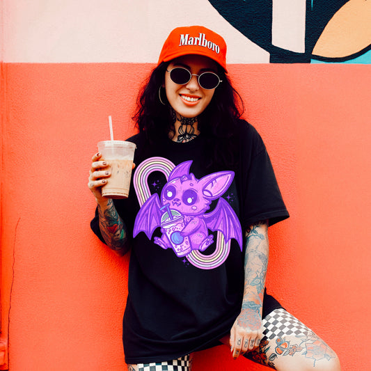 PURPLE BAT SWEATSHIRT