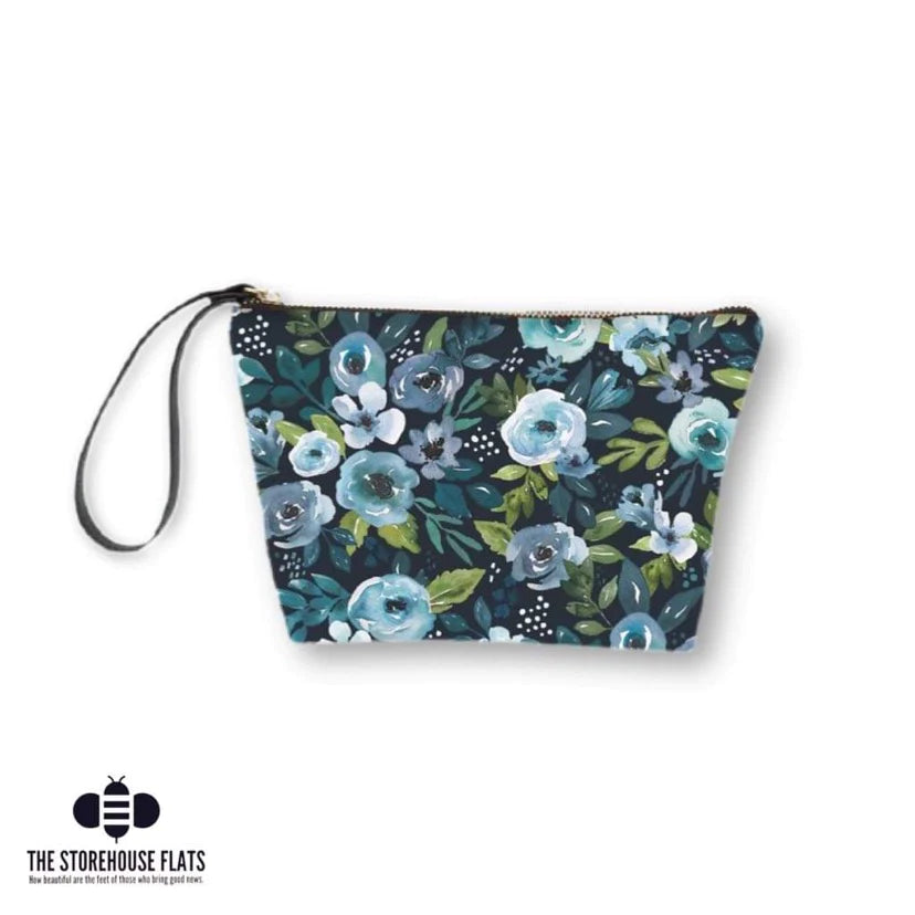Floral Blooms Bag Wristlet