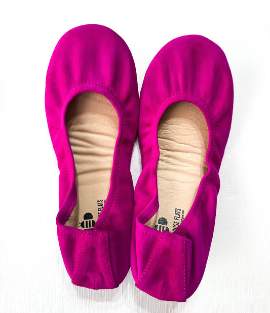 Fuchsia Suede
