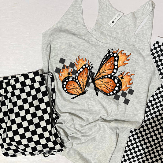 CHECKER MONARCH TANK TOP